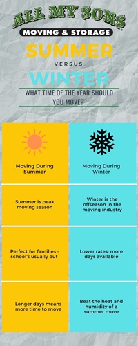 Summer vs Winter Moves Infographic