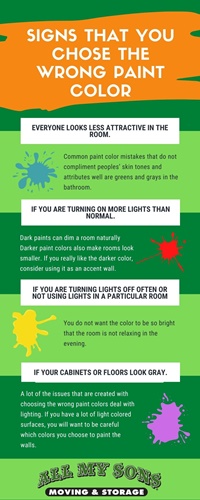 Signs That You Chose the Wrong Paint Color Infographic