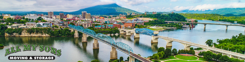 Chattanooga River and the city skyline at day