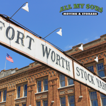 The Fort Worth Stockyards in Fort Worth, Texas.