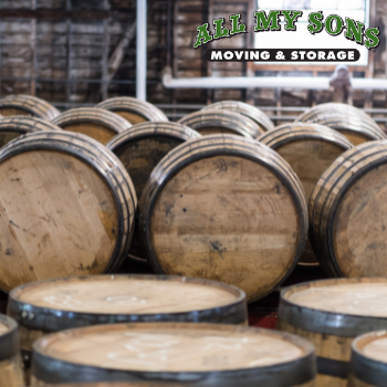 Barrels of Bourbon.