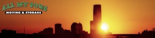 Sunrise over Oklahoma City, Oklahoma.