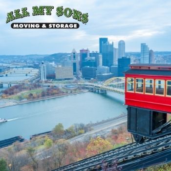 The Duquesne Incline in Pittsburgh, Pennsylvania.