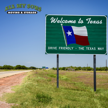 welcome to texas sign along the roadside
