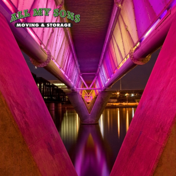 pink lights under the salt river bridge near tempe, az