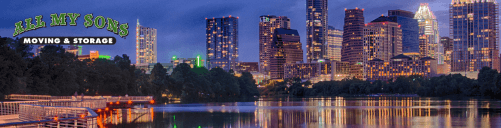 houston city skyline at night near katy, tx